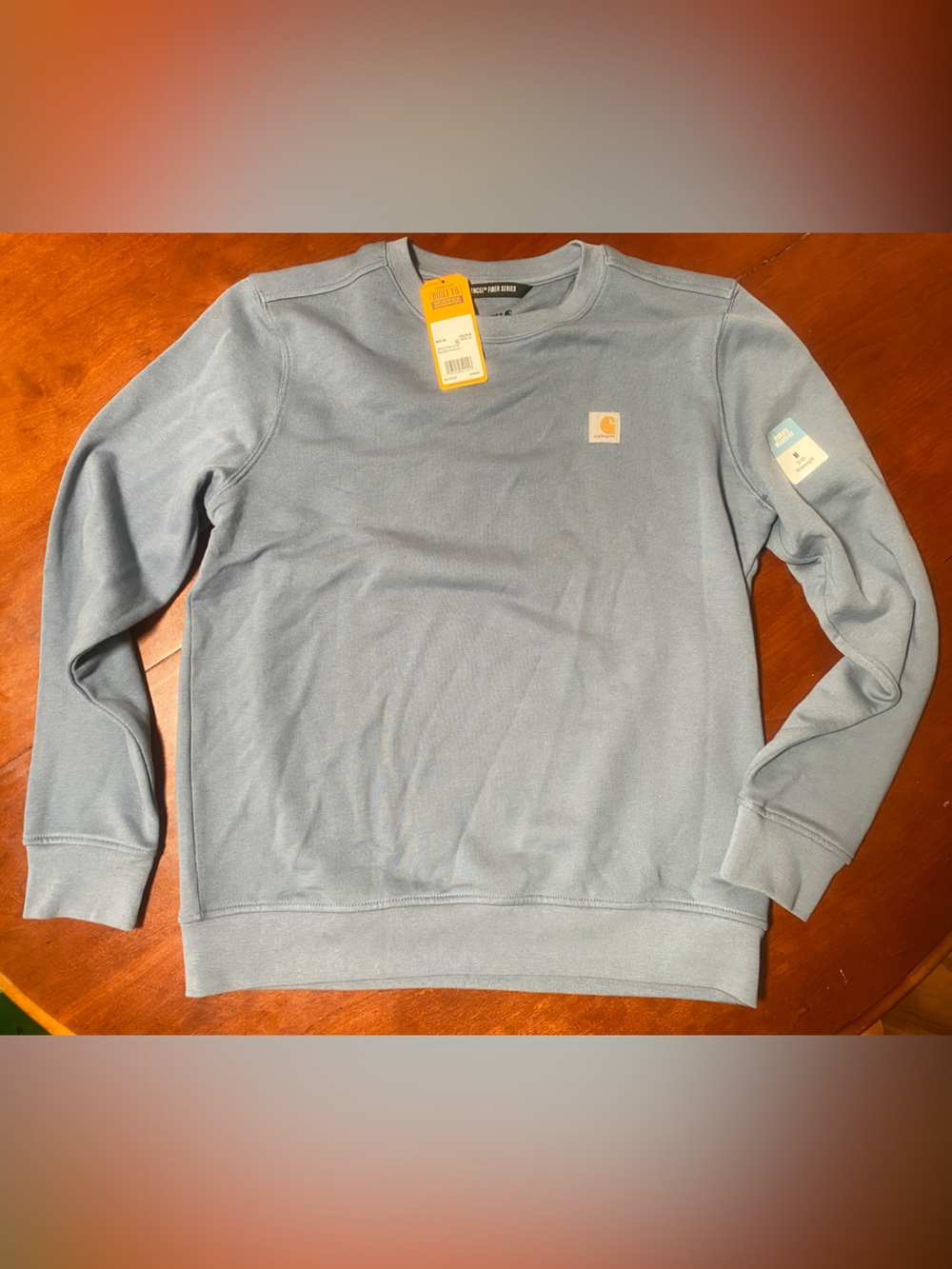 Carhartt Dusty Blue Pullover Crewneck Relaxed Sweatshirt